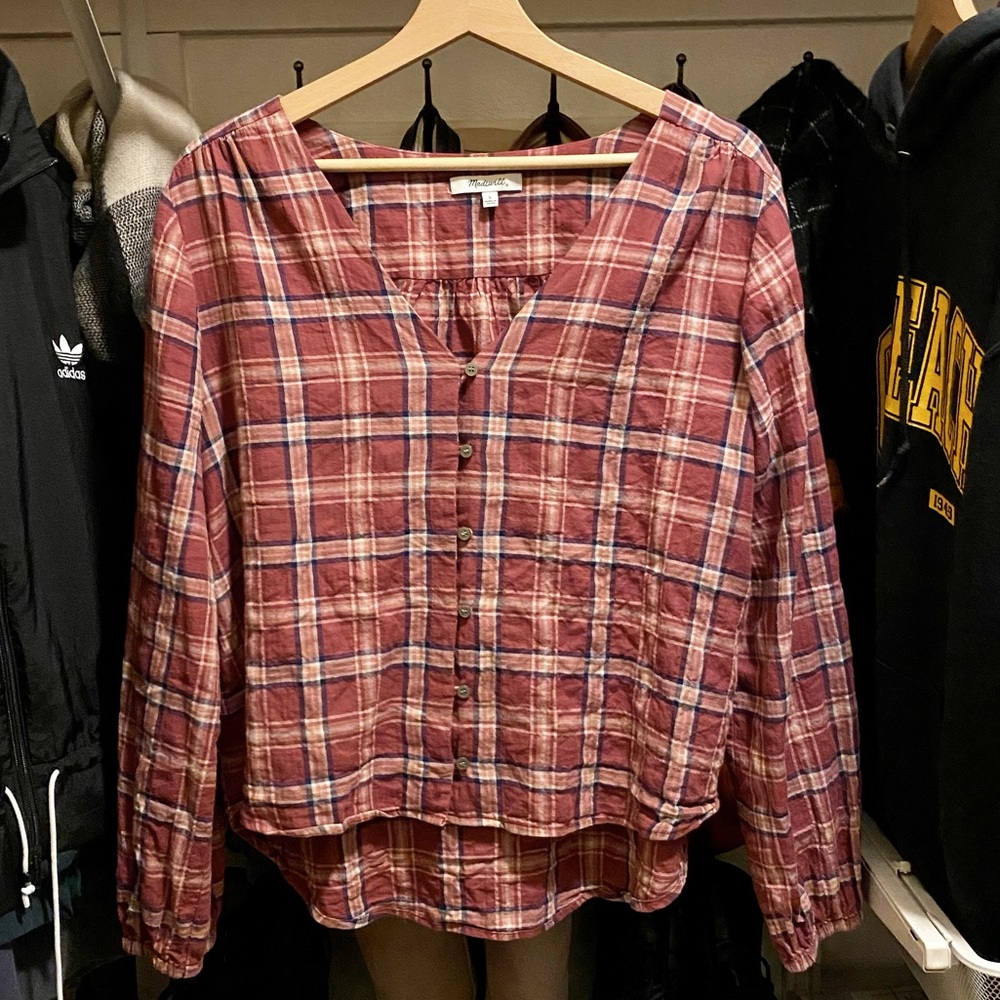 Madewell “peasant” top
